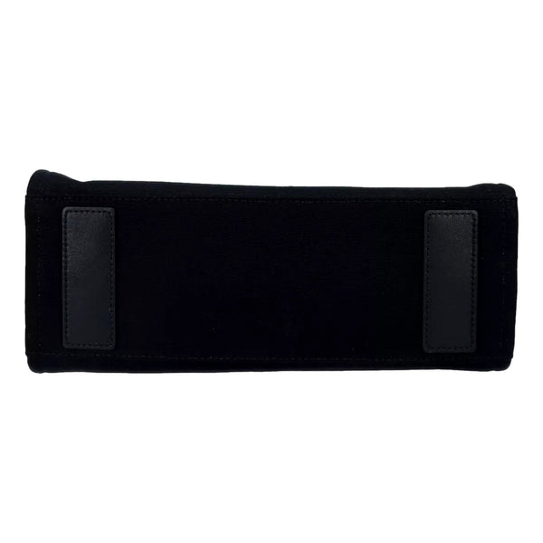 Versace Mini Tote Bag Nero Black Canvas Studded Logo Crossbody in Nero Black, authentic new handbag, image 5