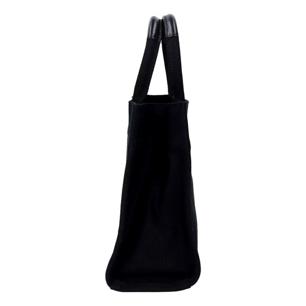 Versace Mini Tote Bag Nero Black Canvas Studded Logo Crossbody in Nero Black, authentic new handbag, image 4