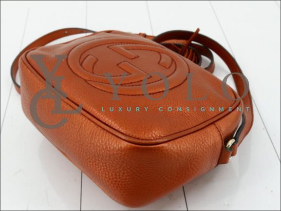 Used Gucci Soho Disco Brown Leather Bag