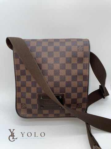 Louis Vuitton Damier Ebene Brooklyn PM Messenger Bag