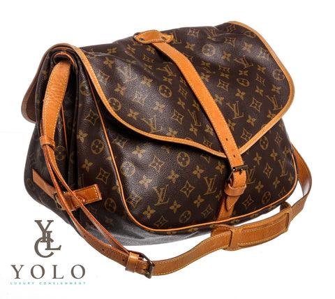 Louis Vuitton Monogram Saumur 35 Messenger Bag