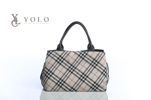 Burberry Nova Check Triple Compartment Satchel