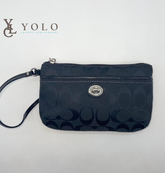 Coach Signature Turnlock Wristlet — primary product view