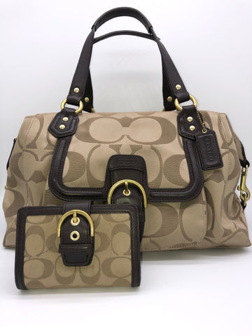 Coach Campbell Satchel and Wallet